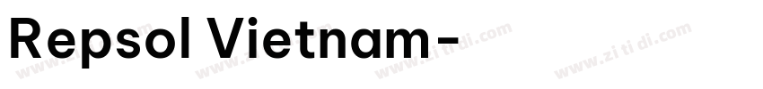 Repsol Vietnam字体转换